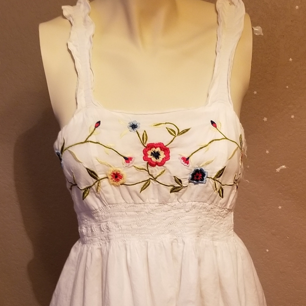 Speed Control Embroidered Sundress Size M